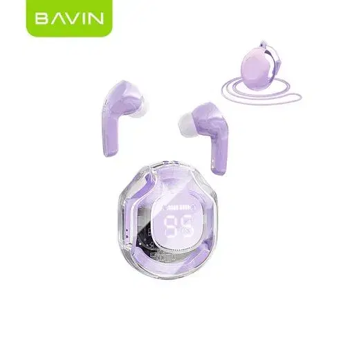 BAVIN BA66 TWS Bluetooth Earphone w/ Stereo Audio Sounds & Built-in Mic
