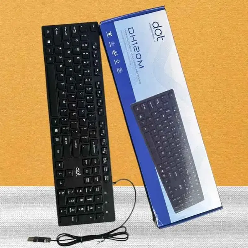Keyboard Wired Ultra Slim Multimedia DK120M Dot