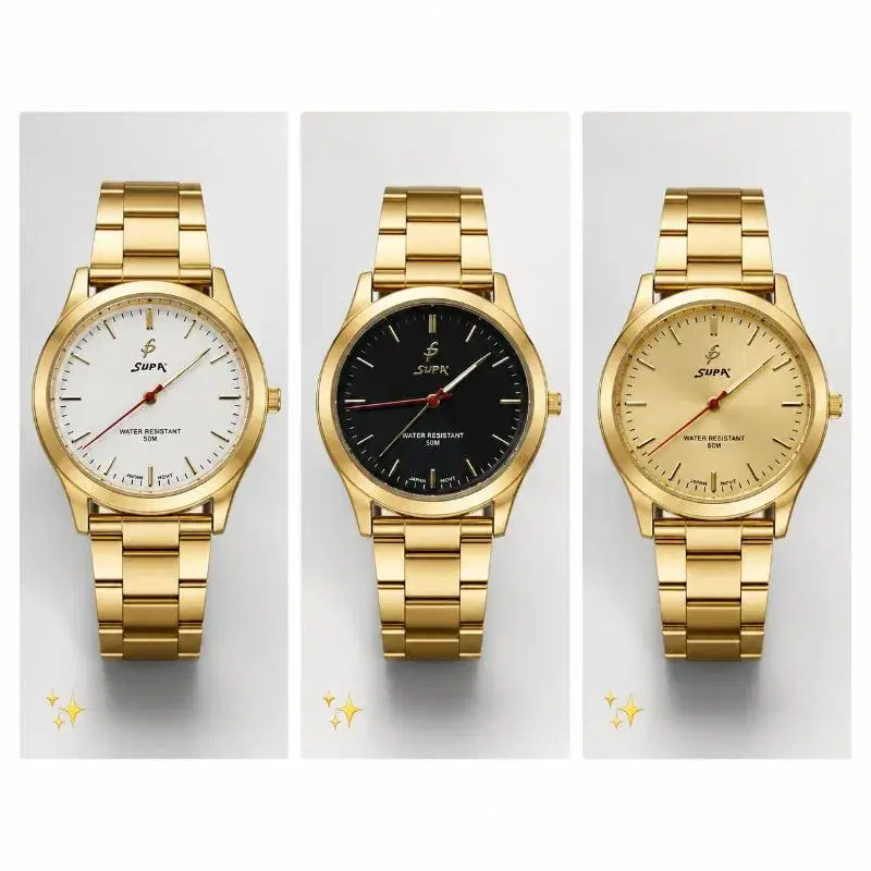 Stainless Steel Round Shape Multi Color Fashionable And Durable Quality Watch For Women