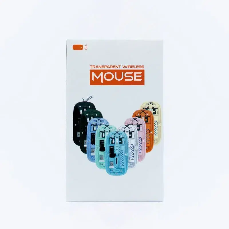 SOLID POWER High Quality Transparent Wireless Mouse