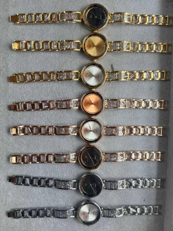 stainless steel bracelet wristwatches for women, often featuring quartz movement