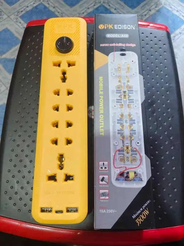 PowerHub 3500W USB Extension Board, Wireless Multiplug