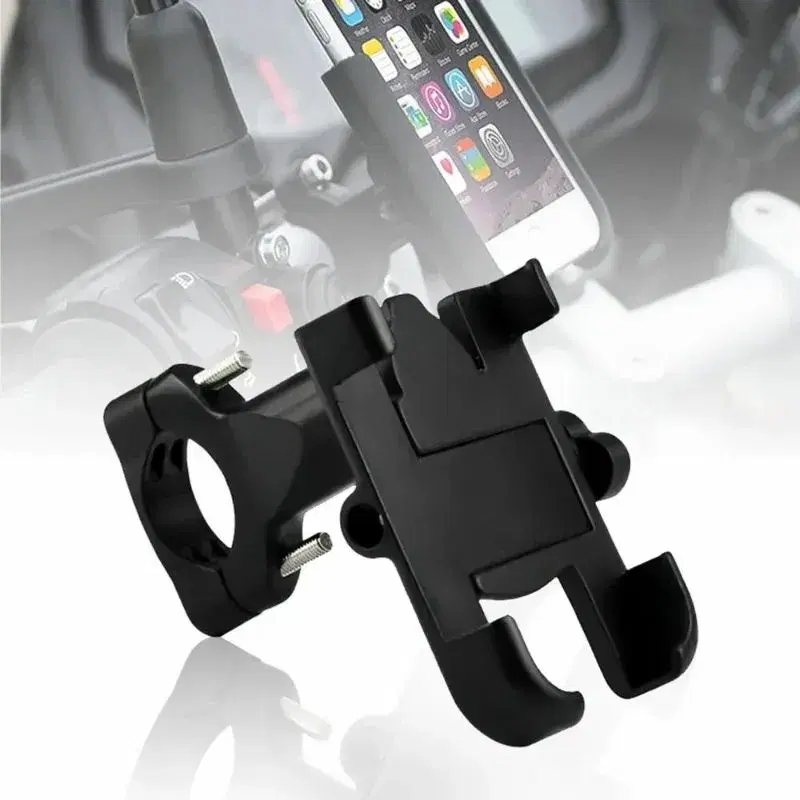 C1 With Charging Port Bike Mobile Holder Full Metal Body Phone Holder | 360 Degree Rotatable Universal Mobile Holder Mount For Bikes