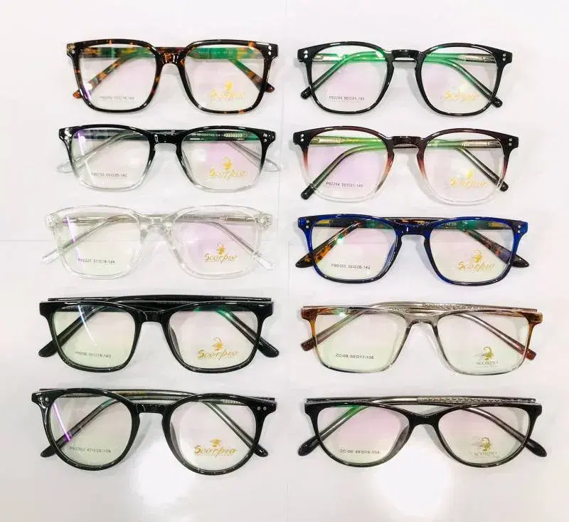 Blue Ray Cut Designed Square Framed Computer Glasses - Unisex