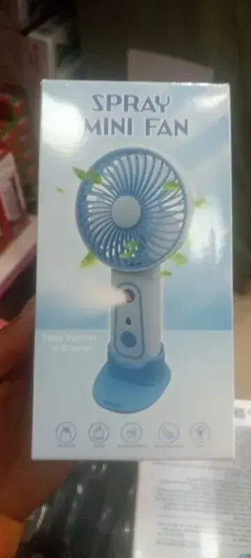 2 in 1 Portable Mini Humidity Fan With Water Humidity Noiseless Hand Fan