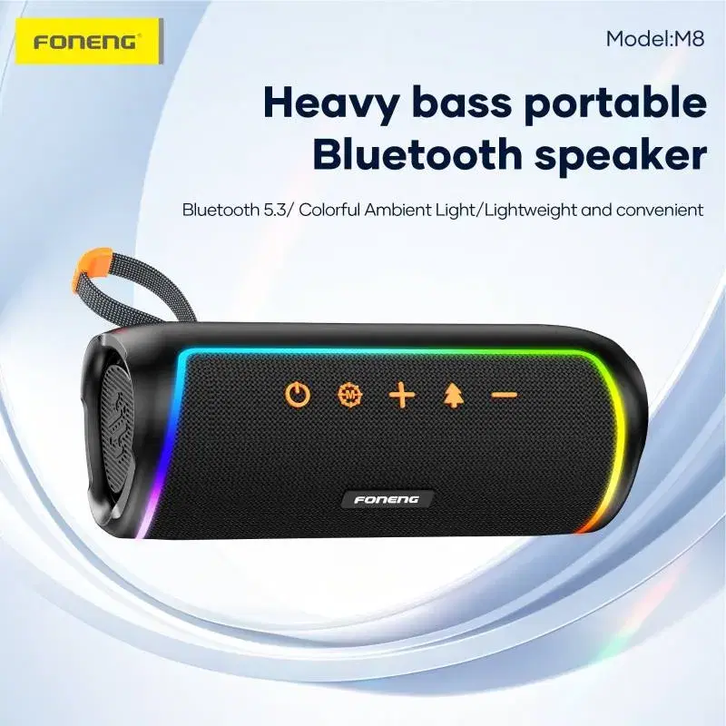 Foneng M8 Deep Bass Portable Waterproof Bluetooth Speaker