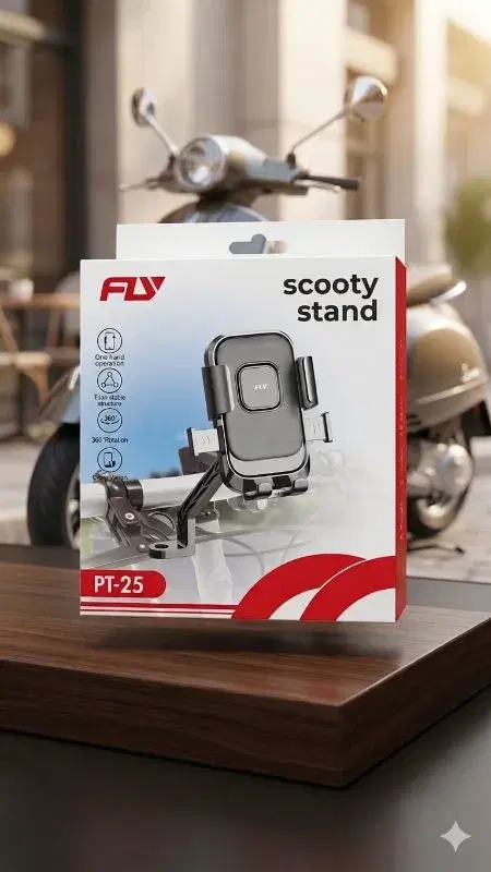 Green Fly PT 25 Mobile Holder 60-degree rotation mechanism for adjustable viewing.