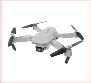 E88 Pro Drone, featuring a grey foldable design with a 4K dual camera.