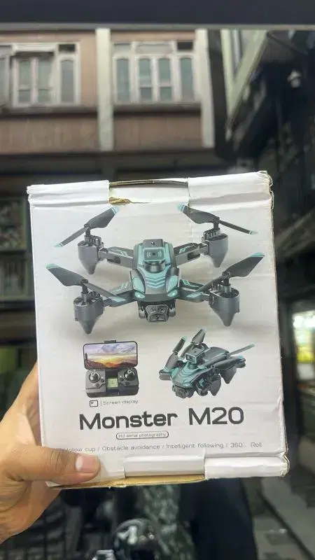 Monster M20, a foldable mini drone designed for beginners.