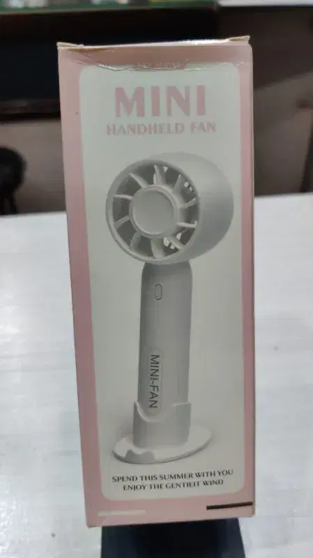 High Speed Portable Hand Fan with 3 Adjustable Speeds, 2000mAh Battery, USB Rechargeable