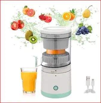 Portable USB Rechargeable Electric Juicer Juicy Squeezer Fruit Machine Orange And Lemon Juicer Natural Juice Mini Juicer Cup