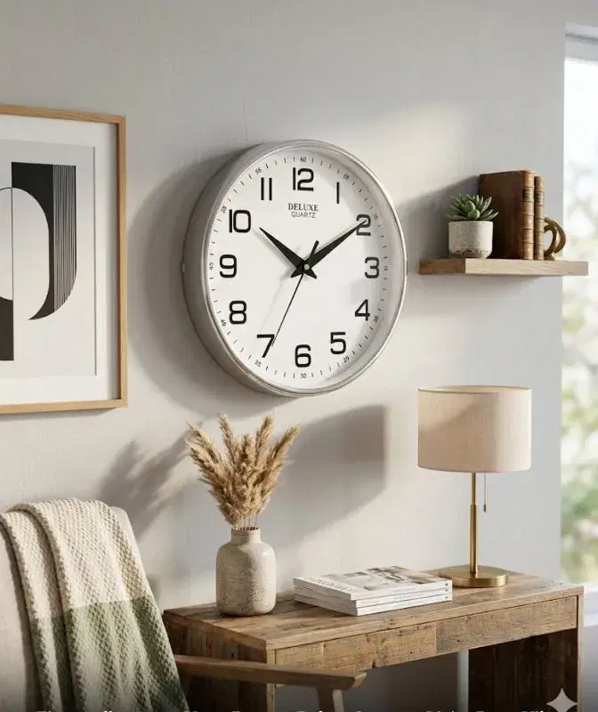 Simple Design Numbering Dial Analog Wall Clock Best For Home Decor, Office Decor