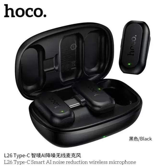 HOCO L26 Type-C Smart AI noise reduction wireless microphone