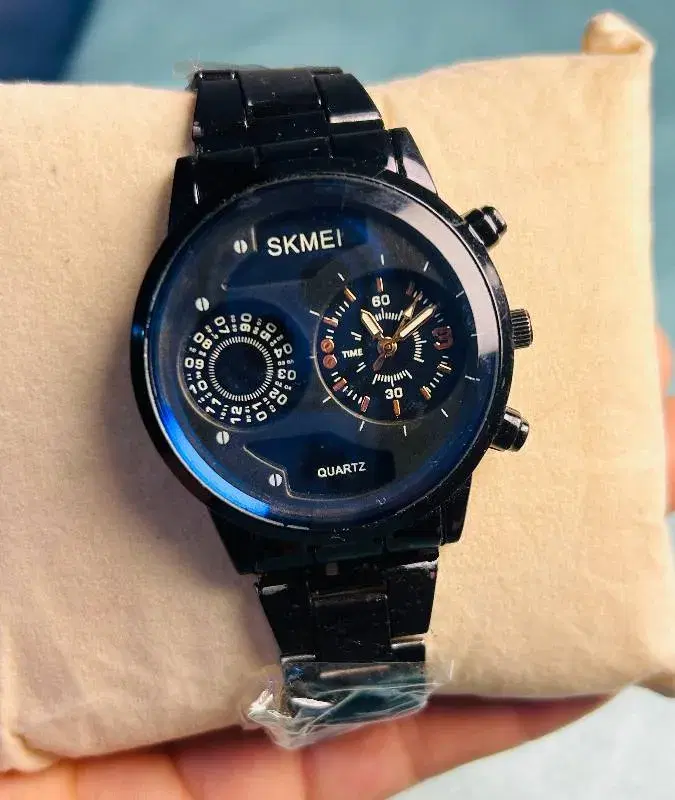 New Skemei Stainless Steel Attractive Dial Design Fashionable Wrist Watch For Jents