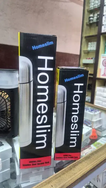 Silver Hot Slim Stainless Steel Thermos Bottle 500Ml