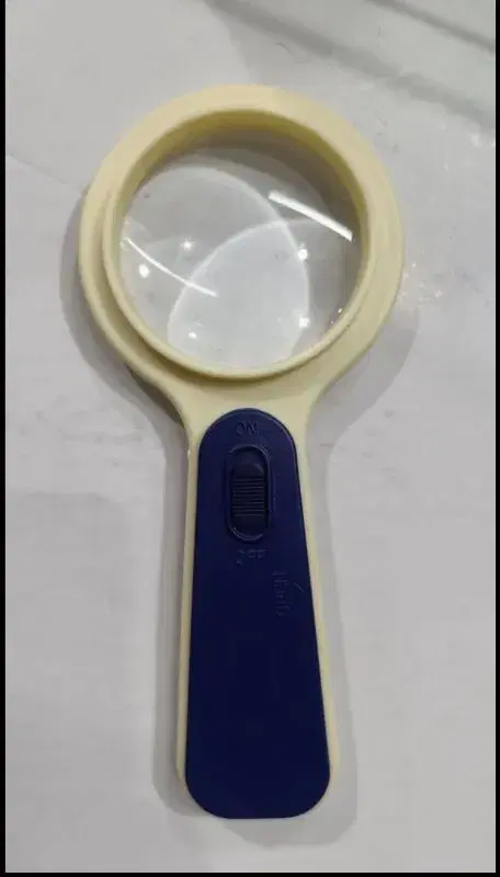 Hand Held Magnifying Glass With LED Jewelry Magnifier Repair Tool For Mobile Phone