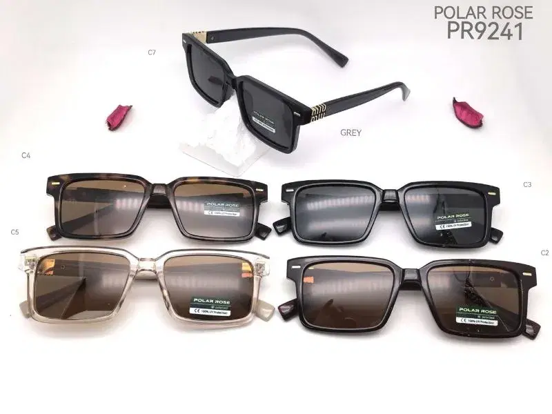 Polar Rose PR9241 sunglasses featuring a thick acetate square frame