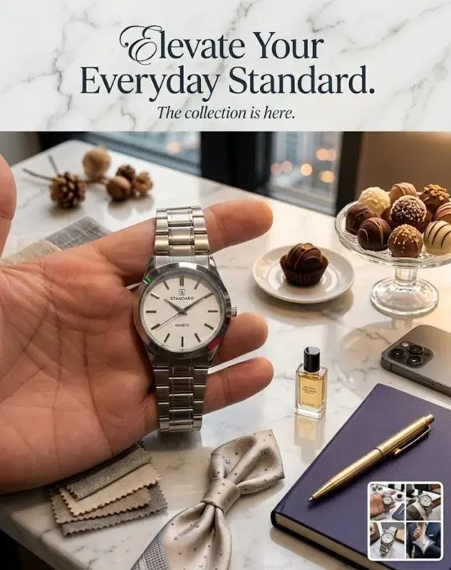 Standard Casual Wrist Watch For Men