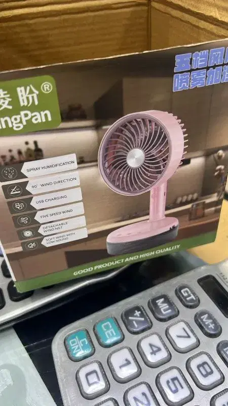 USB Mini Handheld Fan Outdoor Portable Re able Cooling Fan with Mobile-Phone Holder for Outdoor Travel Home Office