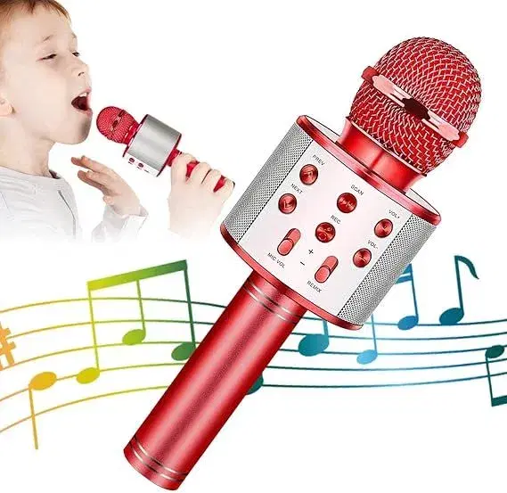 WS-858 Karaoke MIC || Portable Karaoke Microphone.