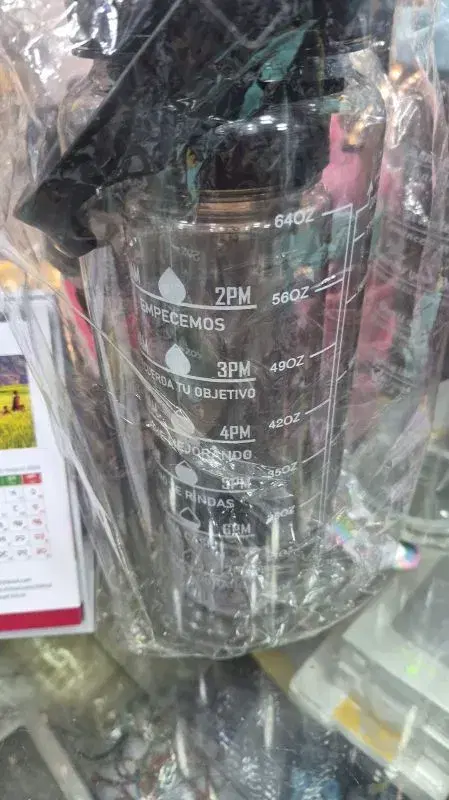 3 set water bottle with time markers Water Bottle