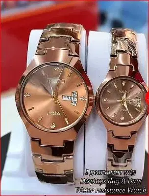 Rado Couple Watch Men Quartz watch for Lovers Luxury Womens wristwatch Week Display Stainless Steel Waterproof