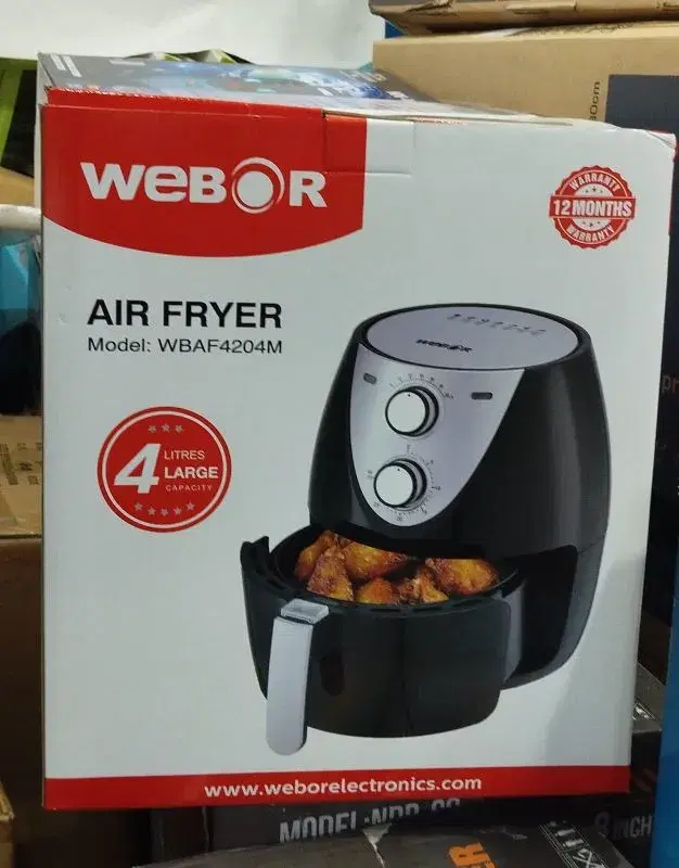 Webor Air Fryer, model WBAF4204M