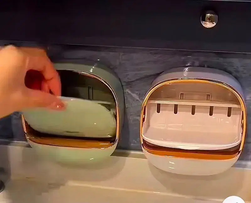 Portable Leakproof Soap Case Travel Container with Lid