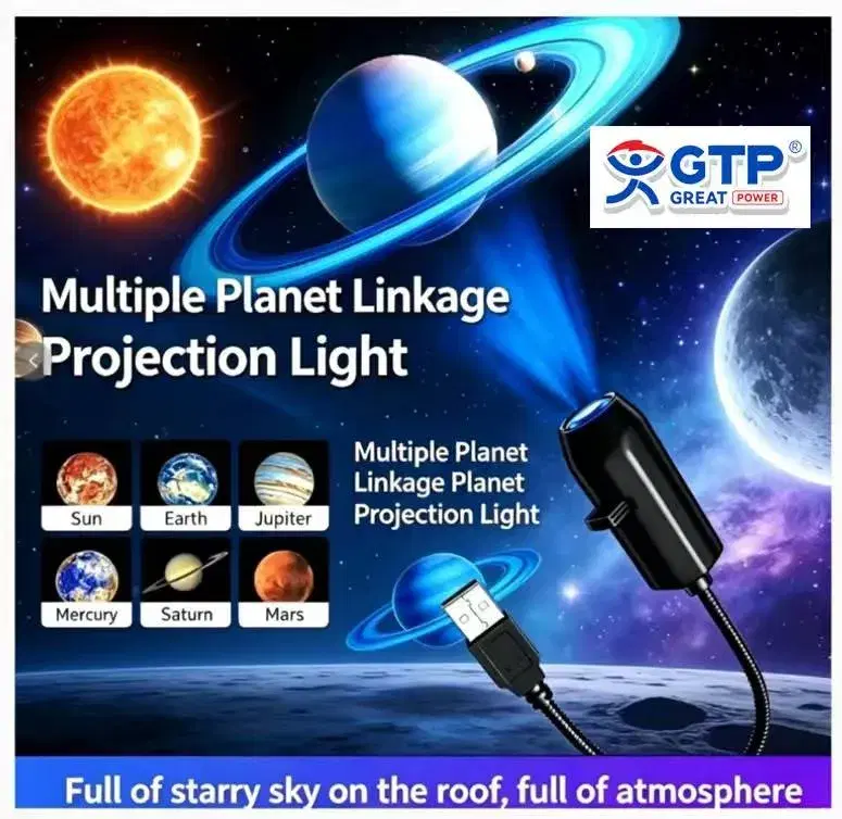 Planet Projection Night Lamp Led Atmospheres Light 360 Degree Rotating Planet Projector Lamps Enduring USB Direct Insertion Light
