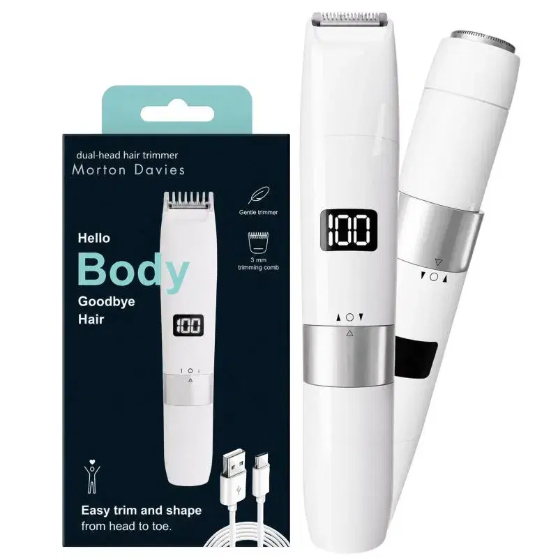2 in 1 Dual-head hair trimmer with display