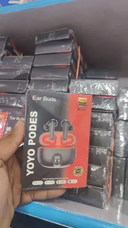 YOYO PODS TWS Earbuds with Battery Display, BT 5.3 Wireless Earbuds, Upto 20Hrs Playtime with case, Quick Pairing, Immersive Sound, Touch Control, super Charging, IPX4 & Voice Assistance