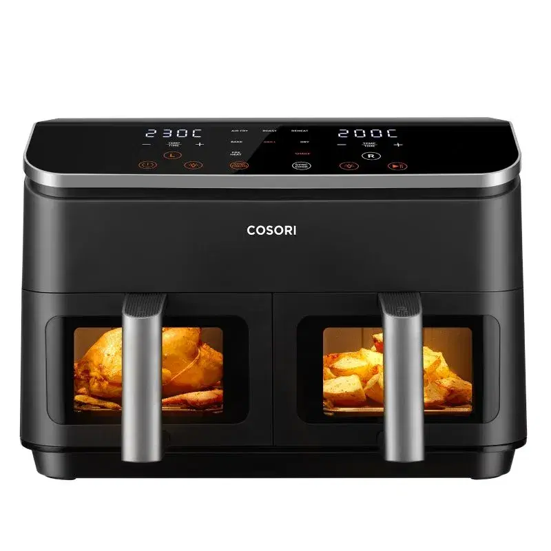 COSORI Air Fryer with 2 Chambers, 8-in-1 Dual Zone XXL 8.5L