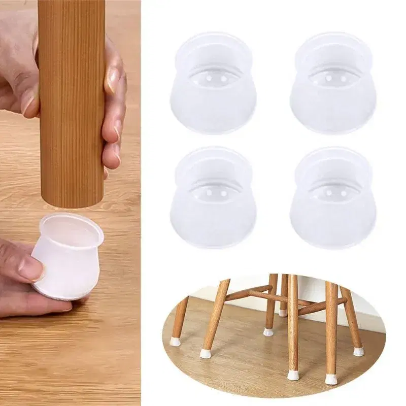 Multicolor Chair Leg Protector Pad Piece Set