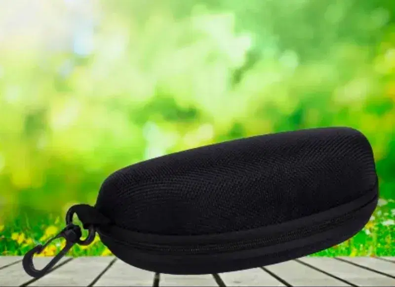 Zipper Hard Black Sunglasses Case, Spectacles Glasses Pouch Bag, Eyewear Box Glasses Cases, Sunglasses Case, Sports Glass Cover
