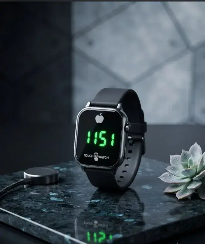 Digital Touch Sensor Beautiful Design Kids Digital Plastic Watch For Boy And Girls