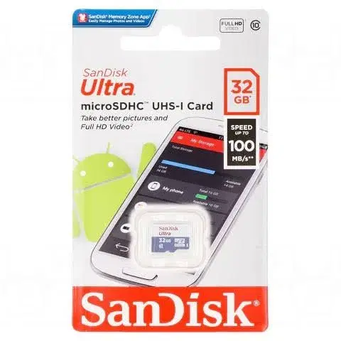 SanDisk Ultra MicroSDXC 32GB UHS-I Speed Up To 140MB/s Memory Card 1year warranty