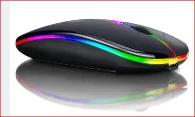 W10 Wireless Rechargeable Bluetooth Gaming RGB Mouse With Low Latency And Long Battery