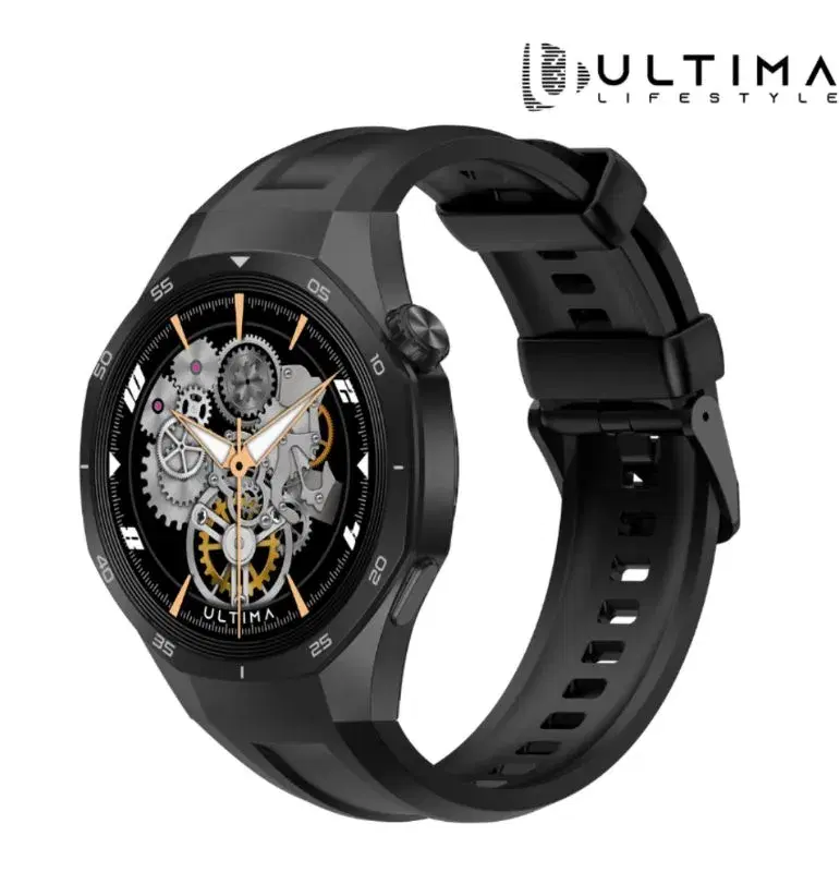 Ultima Watch Magnum E400 V2 Smartwatch 1.43" AMOLED display, 3 ATM Water Resistance and premium metal body with premium edges.