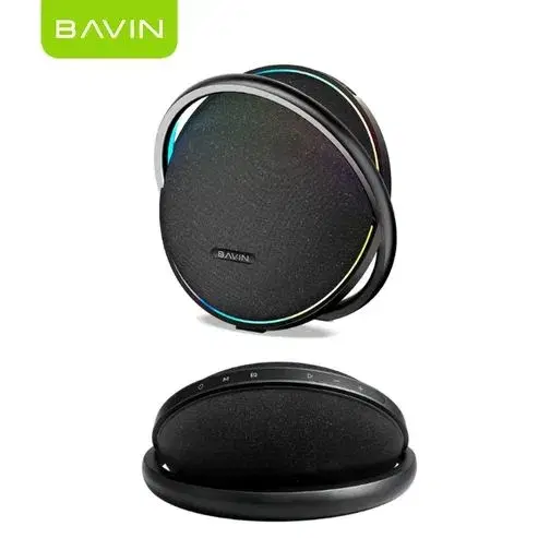 BAVIN BM39 100W Powerful Bass Portable Outdoor Bluetooth Speaker W/RGB & 12000mAh Powerbank Function
