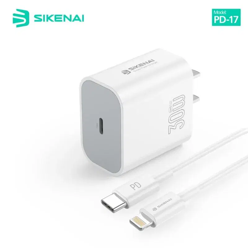 Sikenai 30W Smart Fast Charger (Type C To Lightning Cable ...