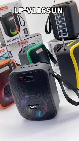 V116 SUN Portable Speaker β Solar Ready, 10W Power. ππ, β
10W Clear Soaund β Loud & balanced audio, β
1200mAh Battery β Long playtime, solr supported, β
Multi-Play β Bluetooth, TF card, USB, β
Compact ...