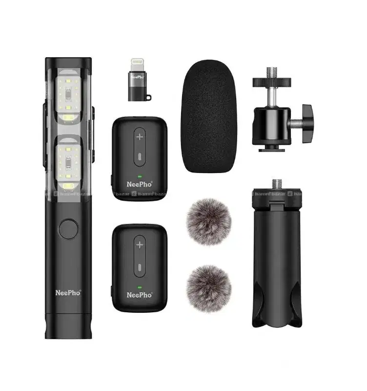 NeePho NP63 2 In 1 Wireless Microphone Kit