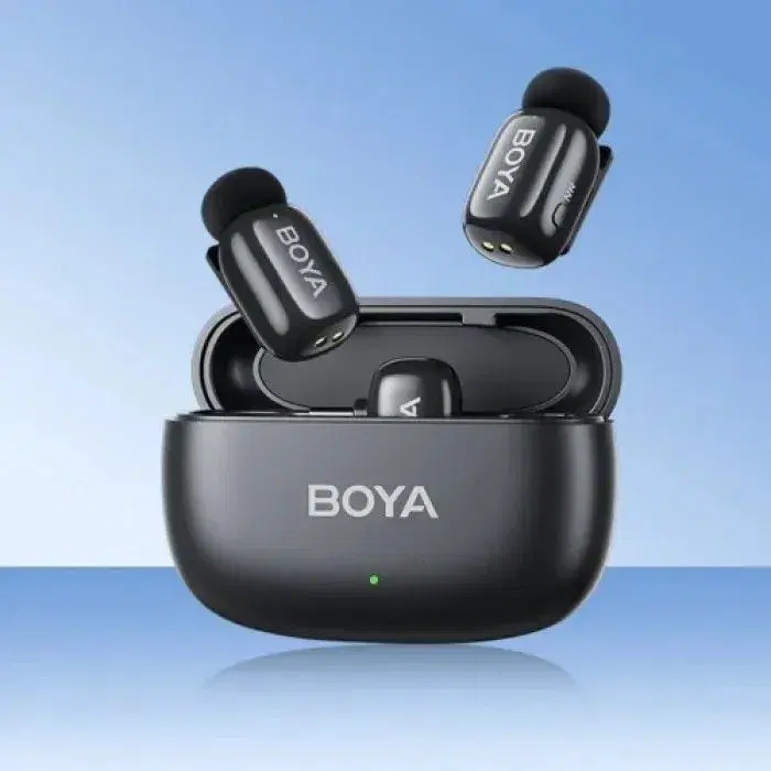 BOYA BY-MW10 Wireless Lavalier Microphone System for DSLR Camera Smartphone Dual Channel Interview Mic for YouTube Vlogging Recording