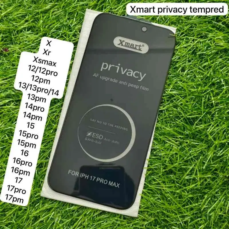 XMart Privacy Tempered Glass Screen Protector for Iphone