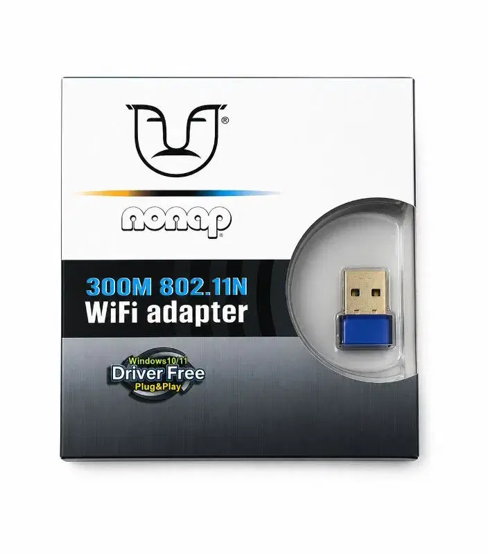 Nonap 300Mbps USB WiFi Adapter 802.11N