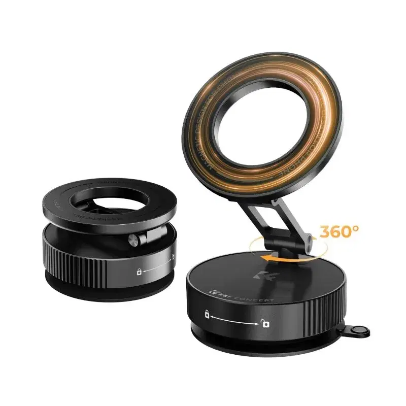 K&F Concept Nano-Adhesive Vacuum Suction Cup Magnetic Phone Mount
