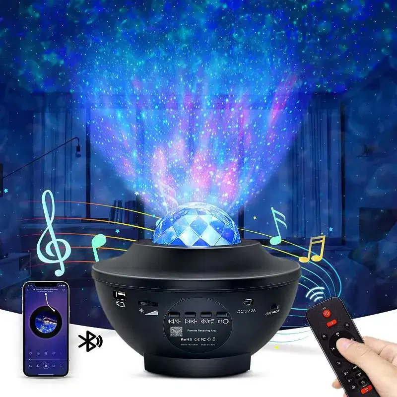 Star Projector Night Light 2 In 1 Star Galaxy Projector ...
