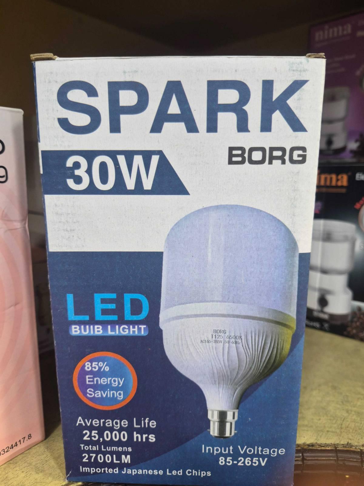 30 Watt Led Bulb Electric Spark Borg