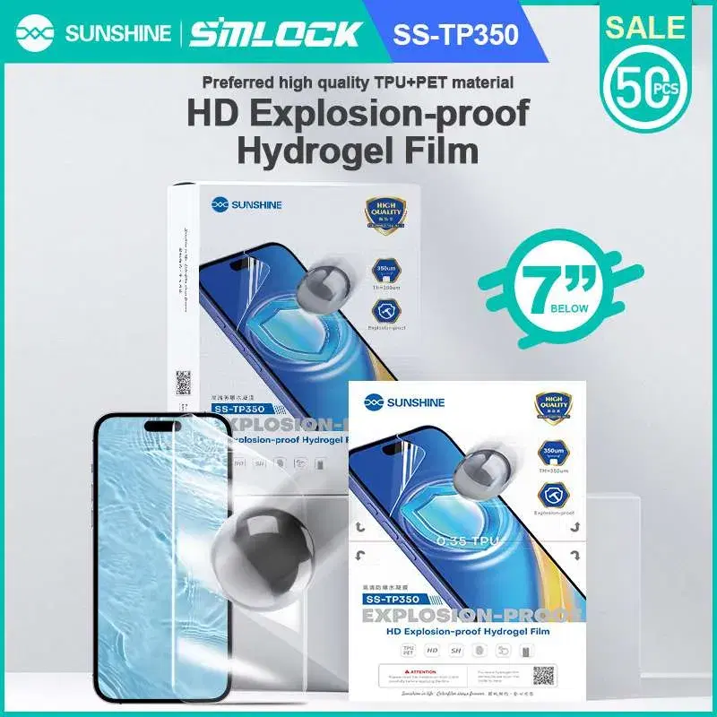 SUNSHINE SS-TP350 HD Anti-break hydrogel film
