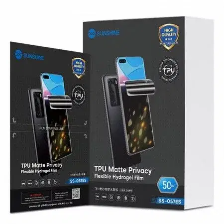 Sunshine SS-057ES 7-inch TPU Matte Privacy Flexible Explosion-Proof Hydrogel Protection Film